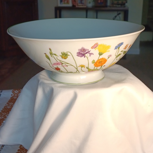 Denby Dining Dandy Footed Portugal Serving Bowl 9 Inch Wonderland